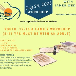 Youth/Family Workshop (ages 6 - 11 must be with an adult) - Landscape Painting